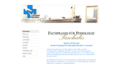 Desktop Screenshot of podologie-praxis-paschalis.de